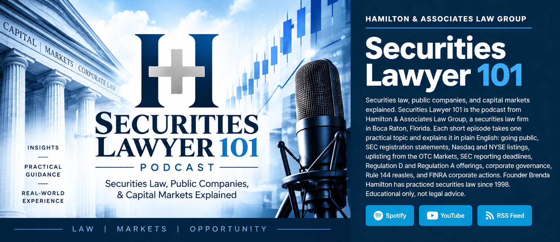 Securities Lawyer 101 podcast artwork